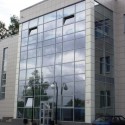 Фасадное остекление в административном здании Фасадное остекление в административном здании